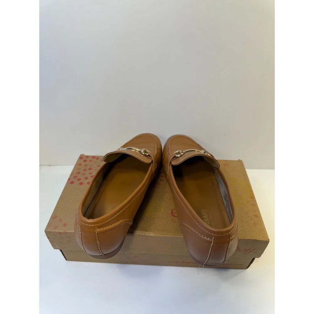 Euro Soft Womens Brown Leather Luggage US 9